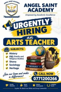 Arts Teacher Vacancy