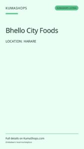 Bhello City Foods — Meals and catering