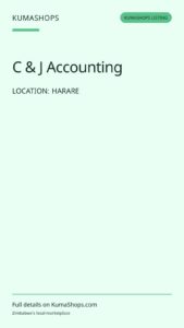 C & J Accounting — Bookkeeping and tax