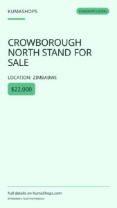 CROWBOROUGH NORTH STAND FOR SALE