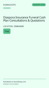 Diaspora Insurance Funeral Cash Plan Consultations & Quotations