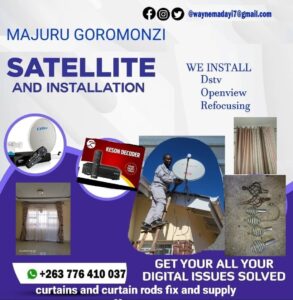 Dstv & Openview Installations, TV Wall Mounting & Curtain Rods