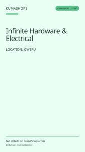 Infinite Hardware & Electrical — Gweru