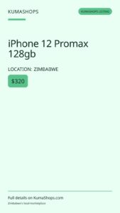 iPhone 12 Promax 128gb