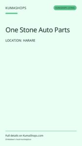 One Stone Auto Parts — Spare Parts