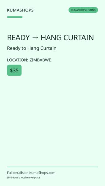 Ready to Hang Curtain in Zimbabwe