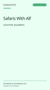 Safaris With Alf — Bulawayo Safari Tours
