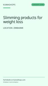 Slimming products for weight loss