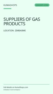 SUPPLIERS OF GAS PRODUCTS