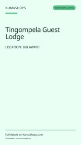 Tingompela Guest Lodge — Accommodation