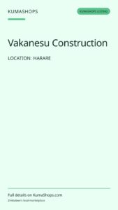 Vakanesu Construction — Diaspora Building & Project Support