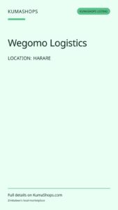 Wegomo Logistics — Regional Transport