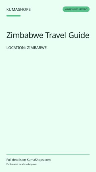 Zimbabwe Travel Guide — Travel & Tourism Information in Zimbabwe