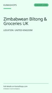Zimbabwean Biltong & Groceries UK