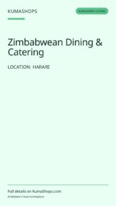 Zimbabwean Dining & Catering