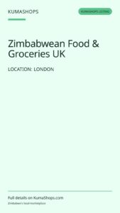 Zimbabwean Food & Groceries UK