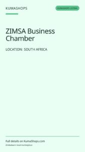 ZIMSA Business Chamber — Zimbabwe–South Africa Business Networking